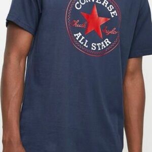 Converse Men's Navy Blue T-Shirt M
